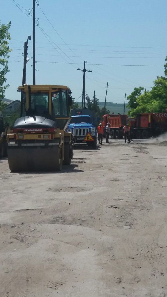 Капитальный ремонт дороги районного значения