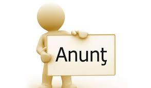 ANUNȚ