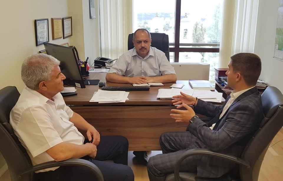 Рабочая встреча с советником президента РМ в области образования, культуры и исследований господином Корнелиу Попович