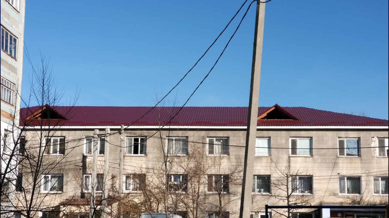 Завершающий этап ремонта крыш, после стихии 3 июля 2019 года