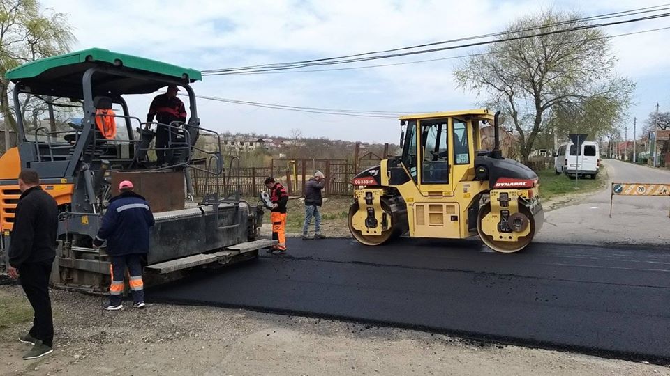 Ремонт дорог районного значения. Басарабяска