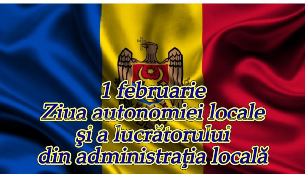 1 februarie- Ziua autonomiei locale și a lucrătorului din administrația publică locală
